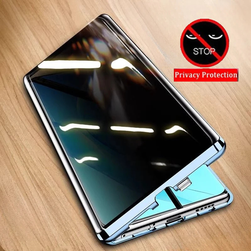 Anti Spy Privacy Glass Case - Custodia per telefono in vetro temperato