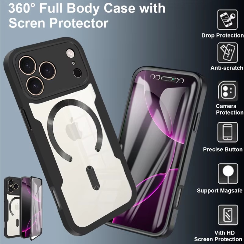 Screen Protectors - Custodia protettiva integrale per Apple iPhone