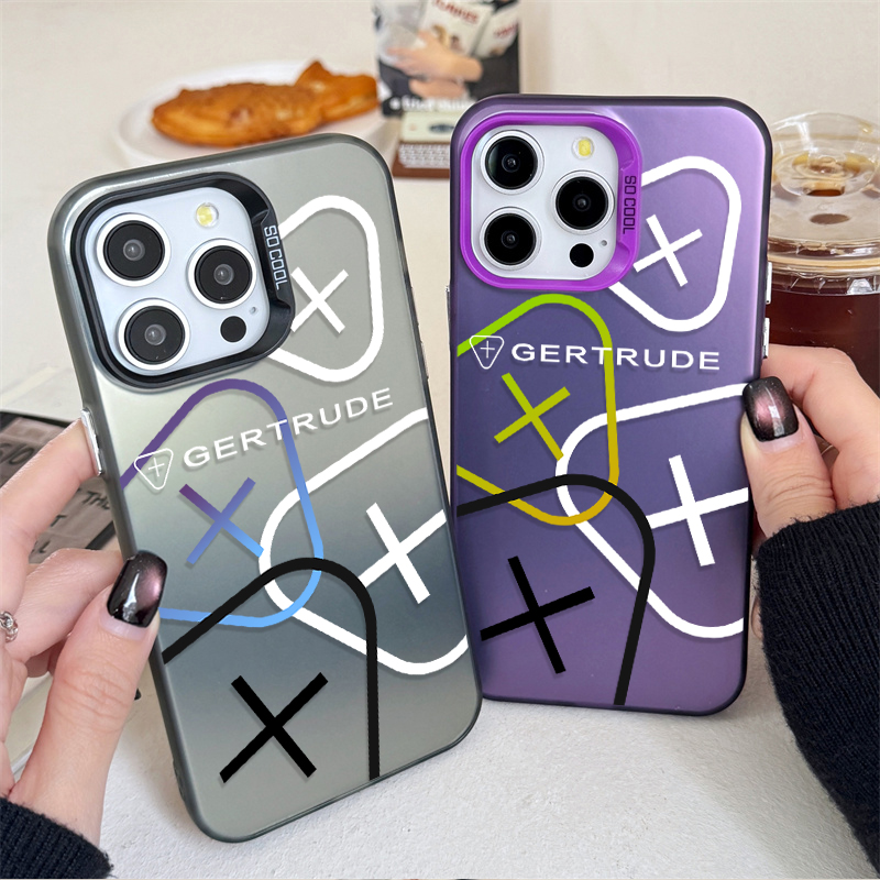 Matte Hard Pc Back Case - Moda G-Gertrudes Custodia rigida per iPhone
