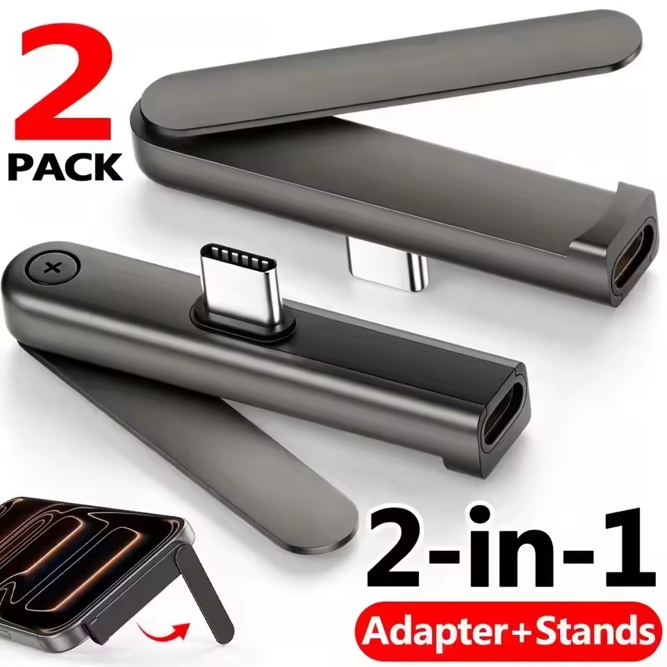 Phone Stands - 2/1PCS Adattatore Pieghevole Portatile USB C
