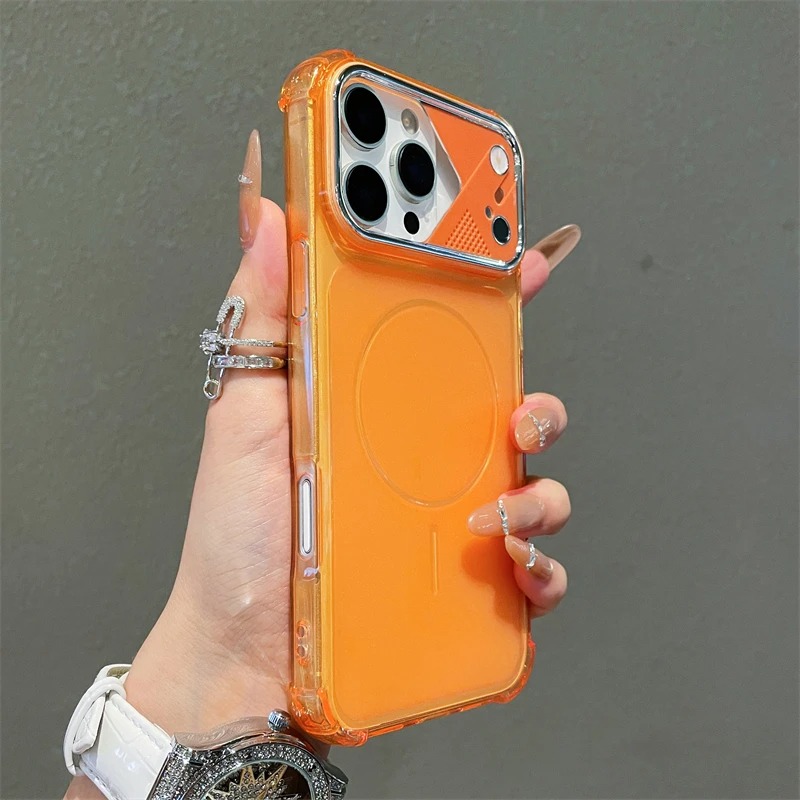 Clear Shockproof Bumper Case - Custodia Opaca Trasparente Antiurto con Airbag