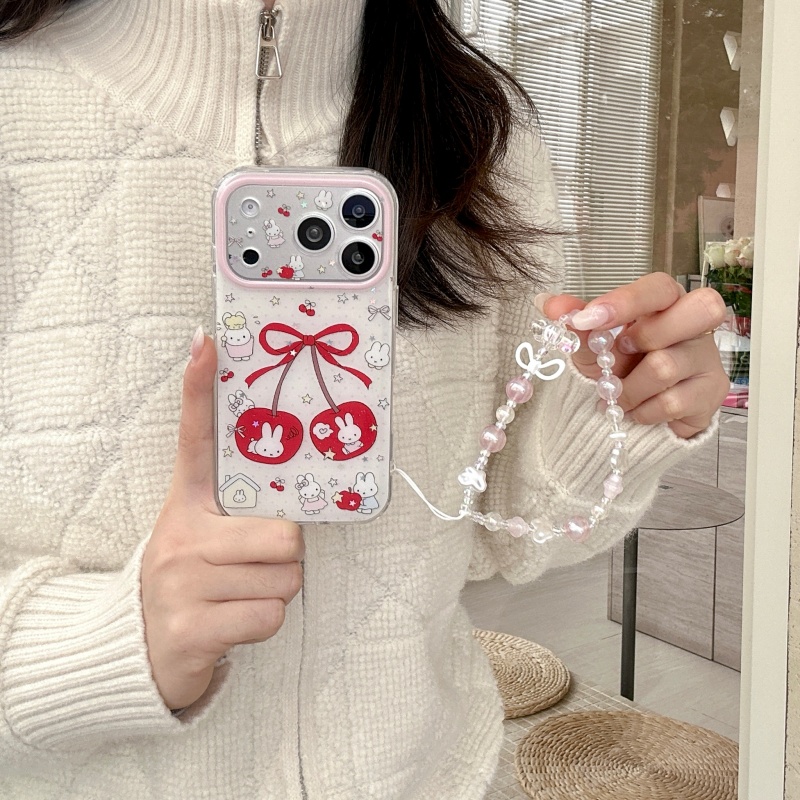Custodia per telefono scintill - Cute Cartoon Wrist Strap Silicone Case recensione e prezzo