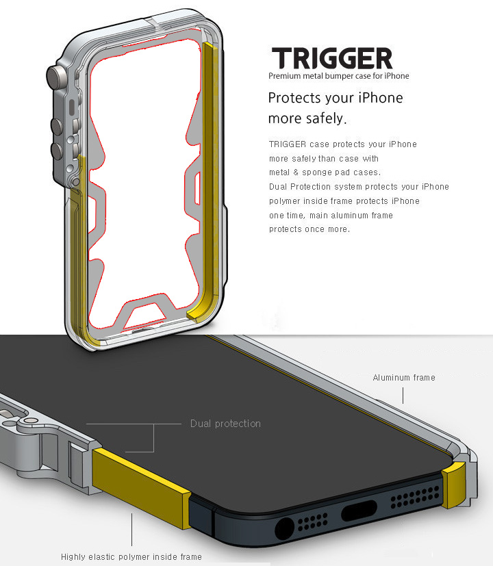 Custodia protettiva in lega di - Metal Bumper Aluminum Frame Case recensione e prezzo