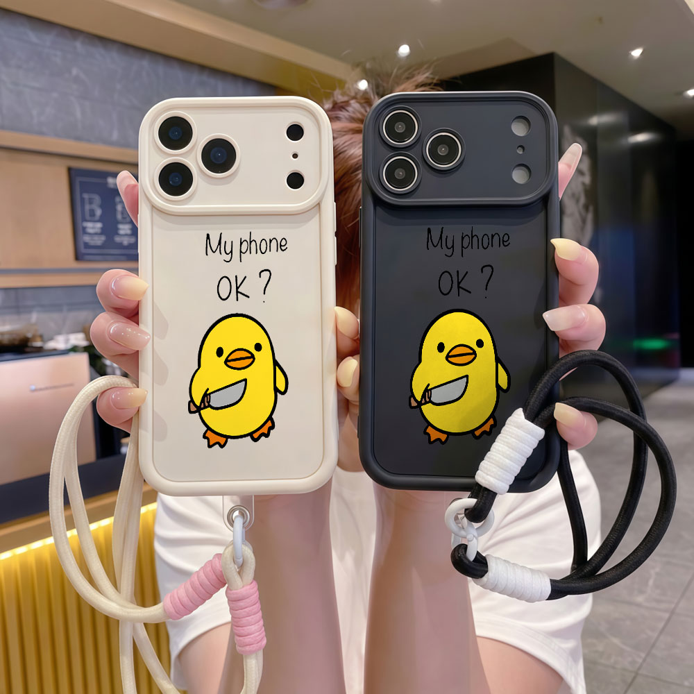 Custodia per telefono con cint - Cute Cartoon Wrist Strap Silicone Case recensione e prezzo