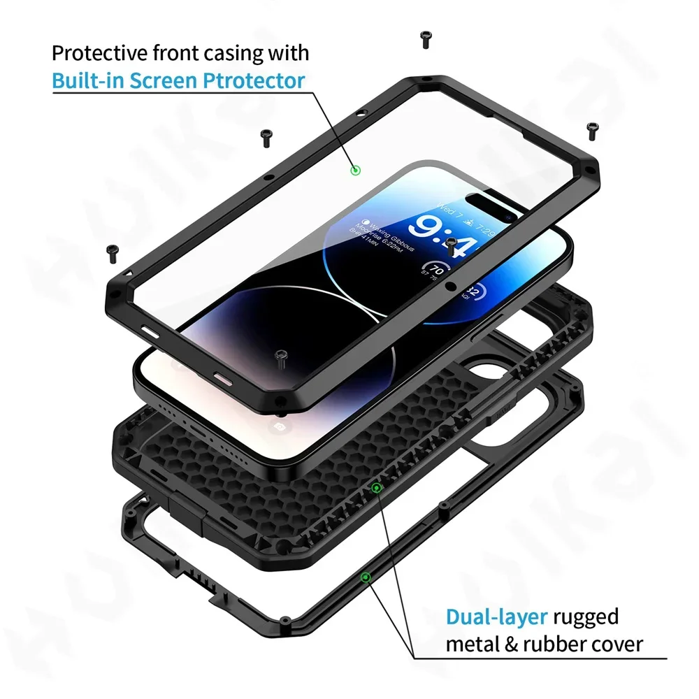 Custodia per iPhone 16 15 13 1 - Heavy Duty 360 Full Body Protective Case recensione e prezzo
