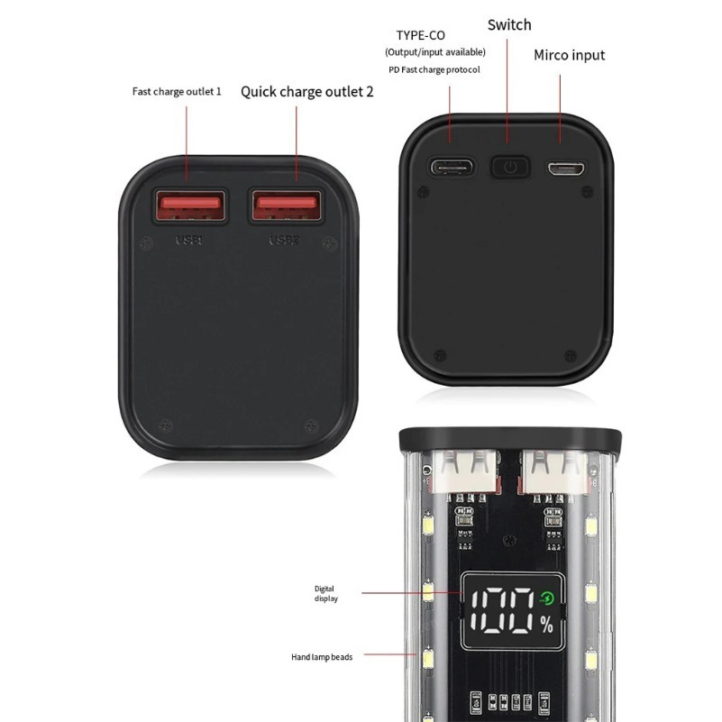 Custodia per Power Bank 18650  - Power Banks recensione e prezzo