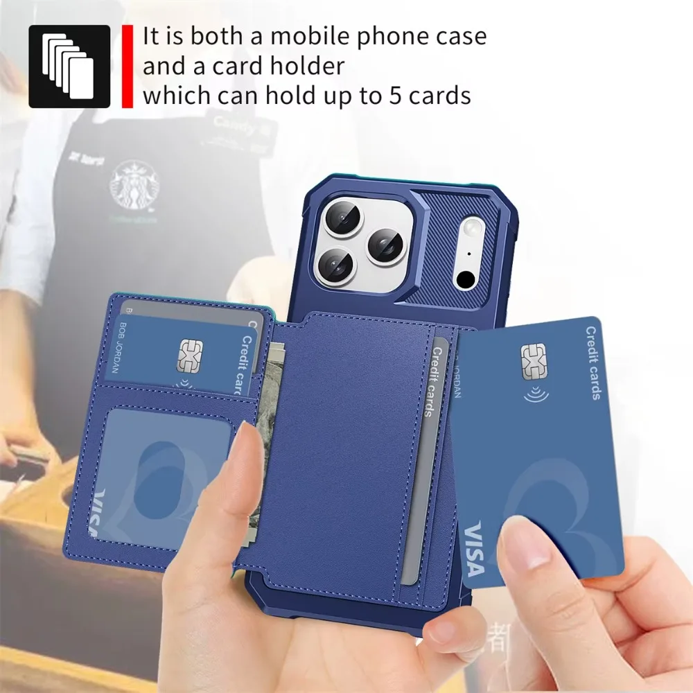 Custodia a Portafoglio per Tel - Leather Wallet Card Holder Phone Cover recensione e prezzo