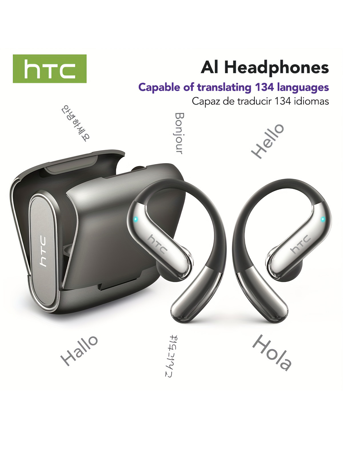 Cuffie Bluetooth Open-Ear HTC  - Earphones recensione e prezzo