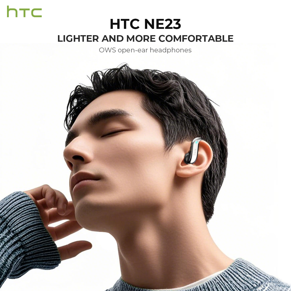 Cuffie Bluetooth Open-Ear HTC  - Earphones recensione e prezzo