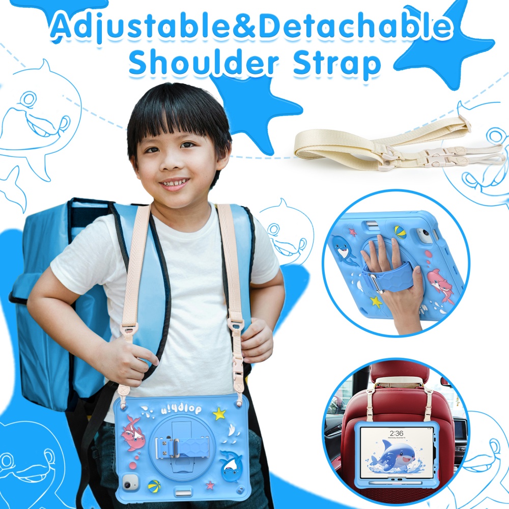 Custodia per iPad Mini A17Pro  - Cute Cartoon Wrist Strap Silicone Case recensione e prezzo