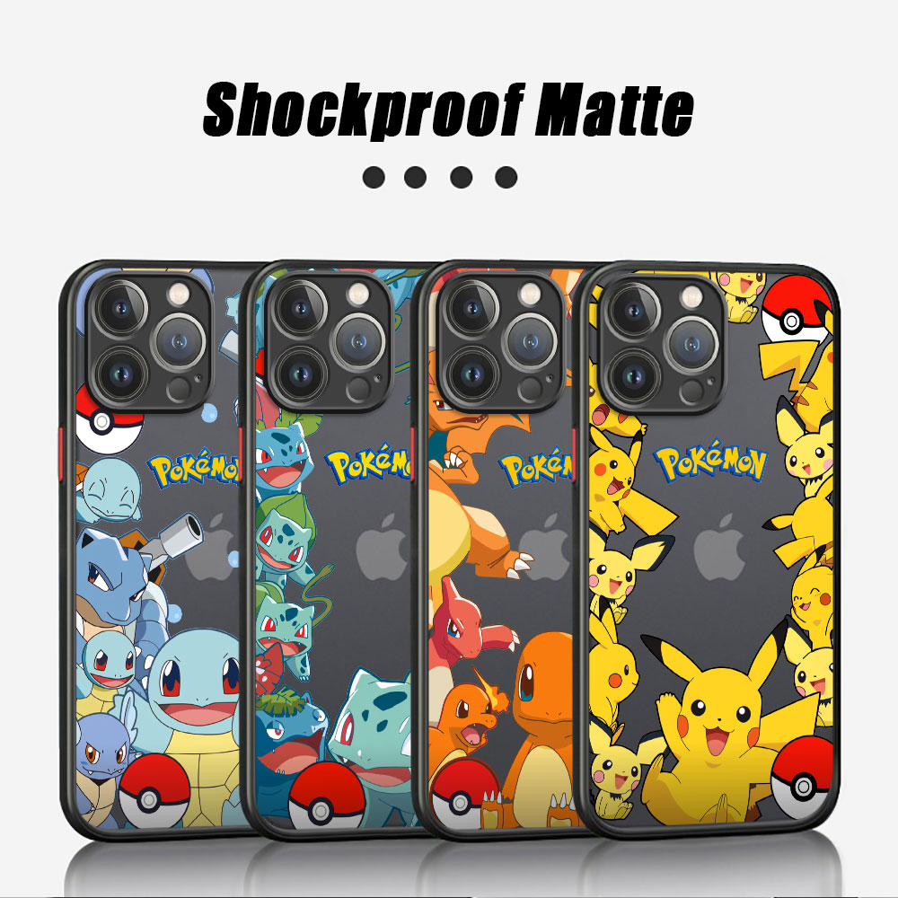 Hot Anime Cartoon Pokemon Cust - Matte Hard Pc Back Case recensione e prezzo