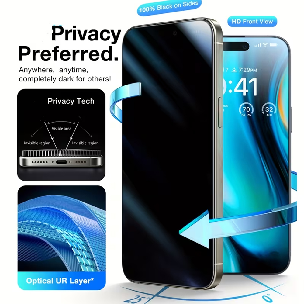 1-5PCS Pellicola Protettiva in - Anti Peek Privacy Tempered Glass recensione e prezzo