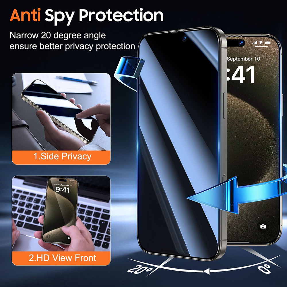 4 Pezzi Pellicola Protettiva P - Anti Spy Privacy Glass Case recensione e prezzo