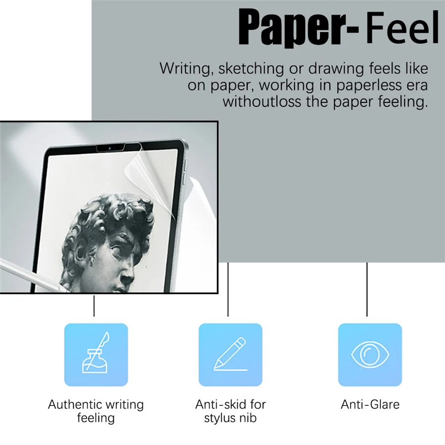 3 pezzi di carta si sentono co - Matte Anti Glare Screen Protector recensione e prezzo